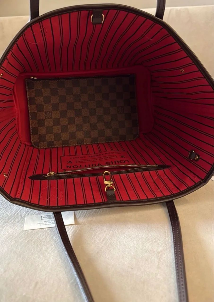 Louis Vuitton- bolsa Grande de couro - Nova  - Foto 5