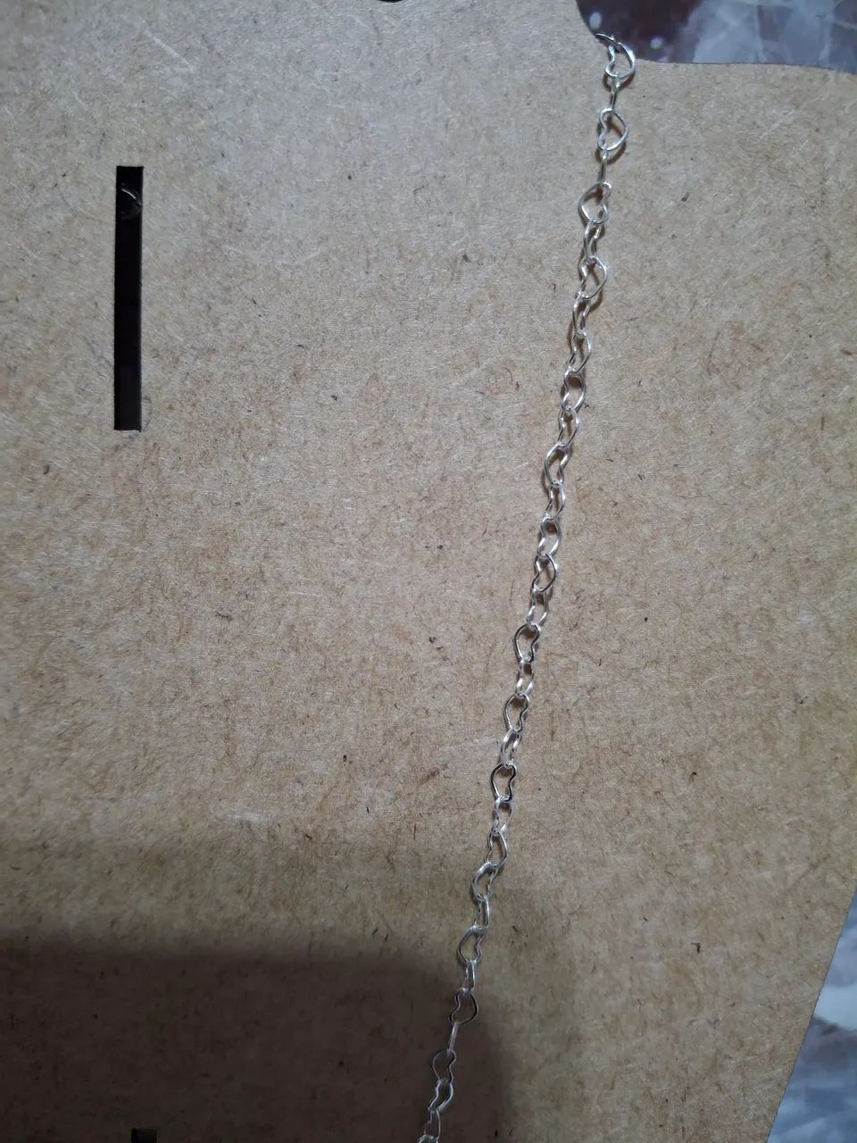 Colar em prata S925 de 45 cm corações.  - Foto 4