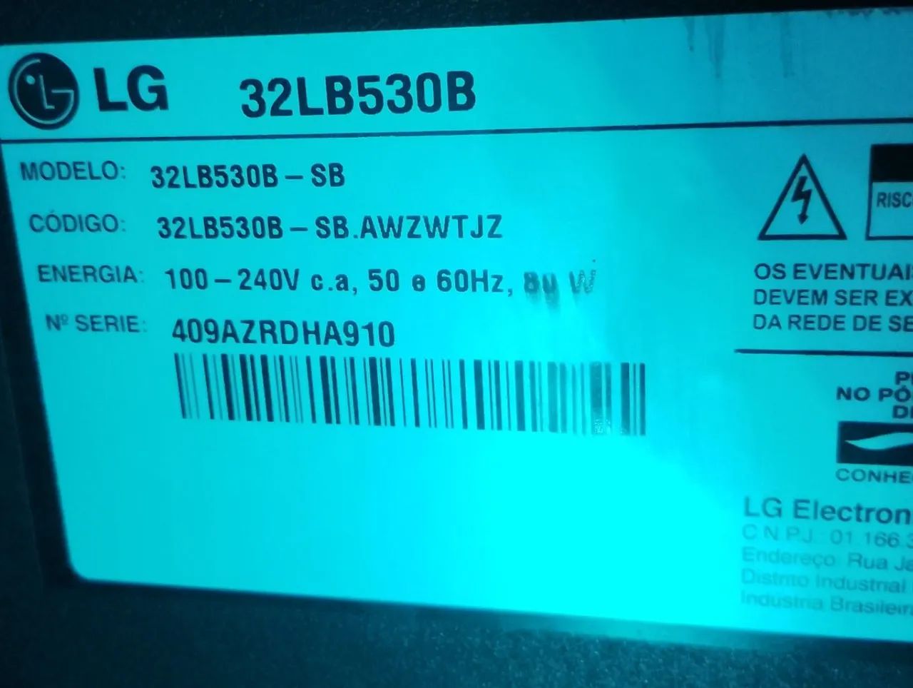 Tv LG 32 polegadas não e smart   - Foto 4