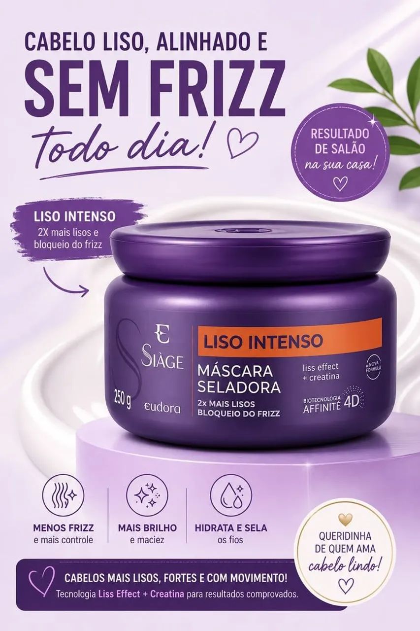 Máscara Siàge Liso Intenso - Foto 2