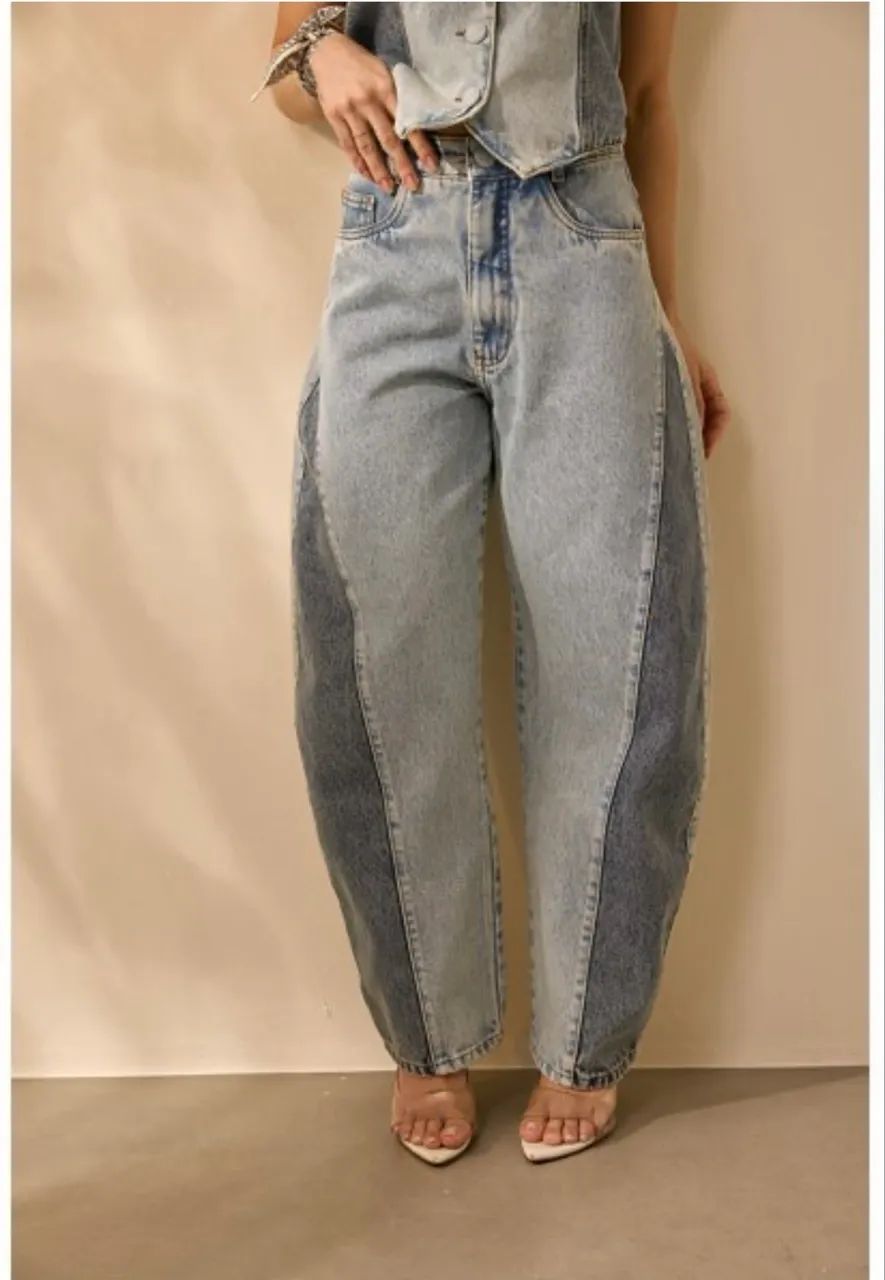 Calça na etiqueta TLF