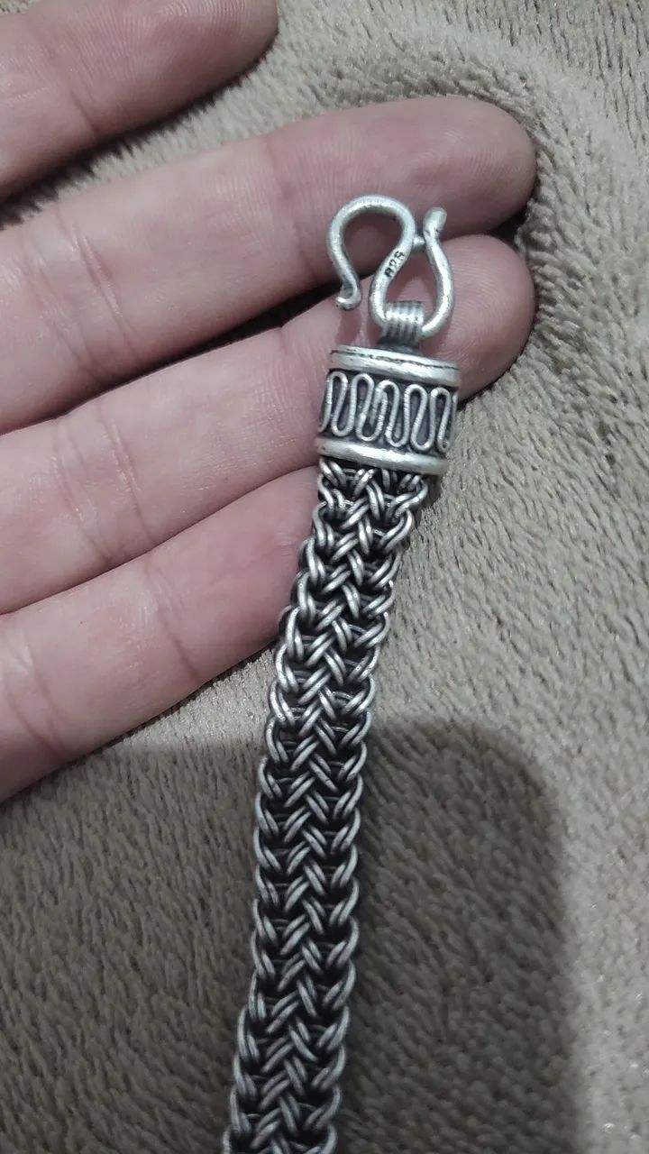 Pulseira prata de bali 925  - Foto 5