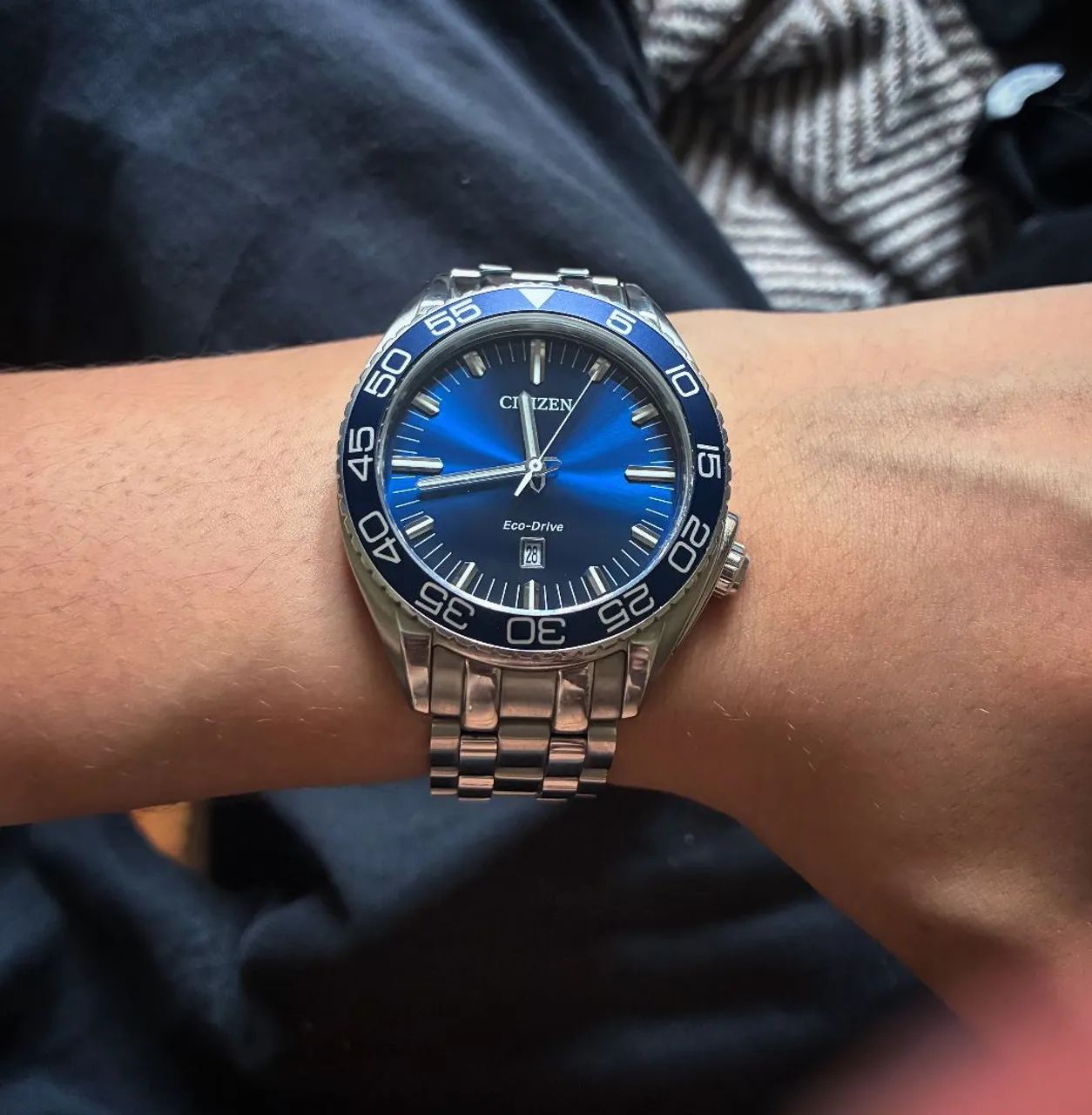 Relogio Citizen Seamaster Azul - Foto 2