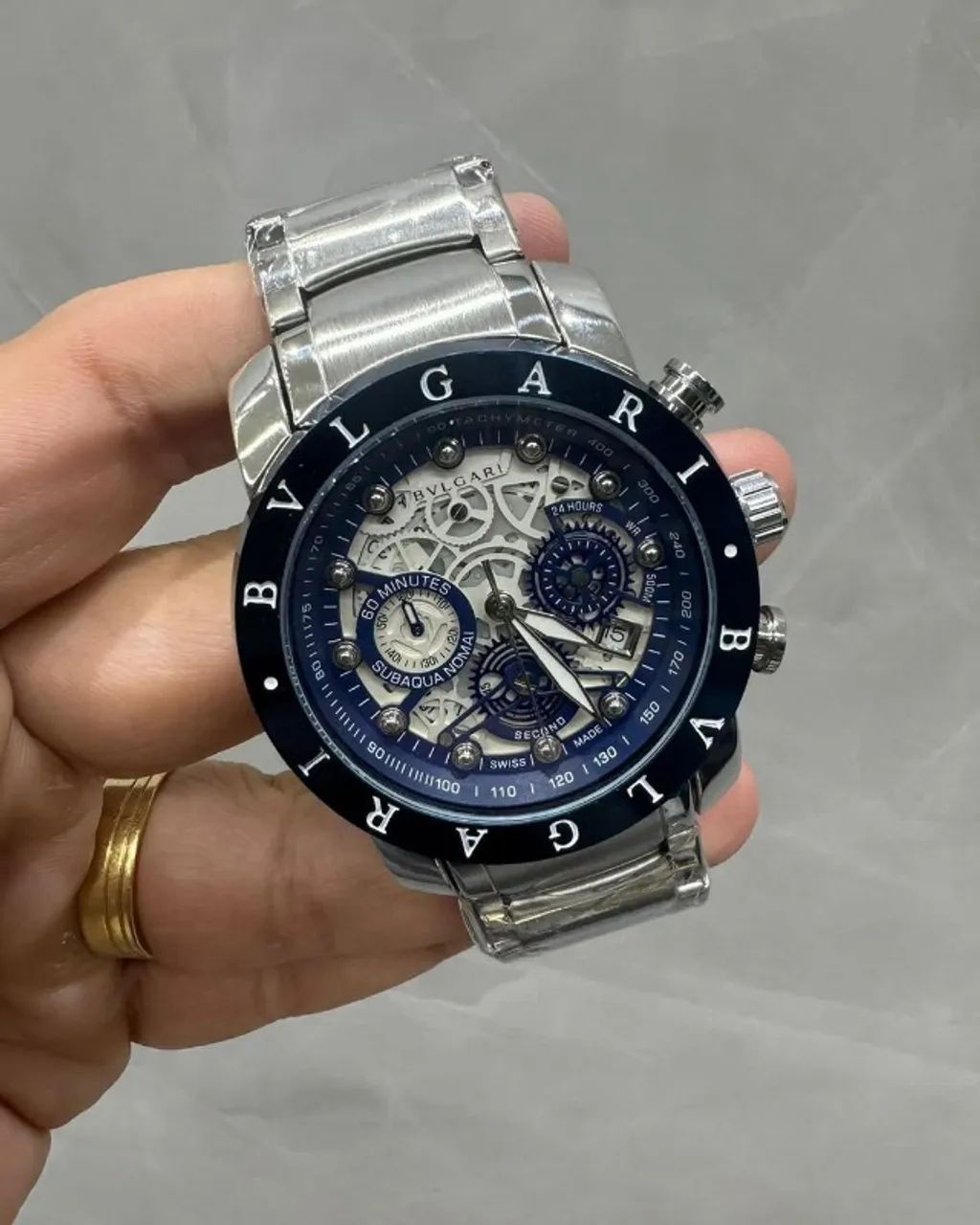 Relógio Bvlgari funcional 4789