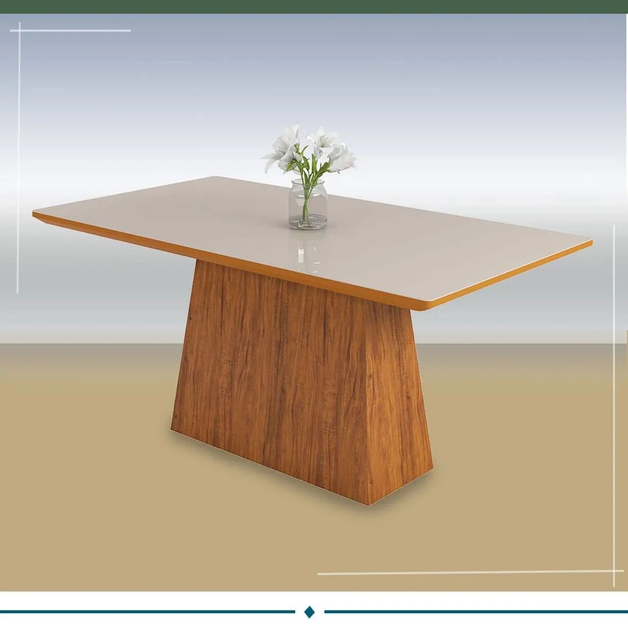 Mesa de Jantar Viero Ventura 79x180