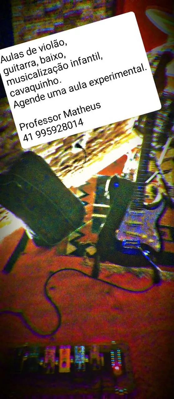 Aulas de música com o professor Matheus  - Foto 4