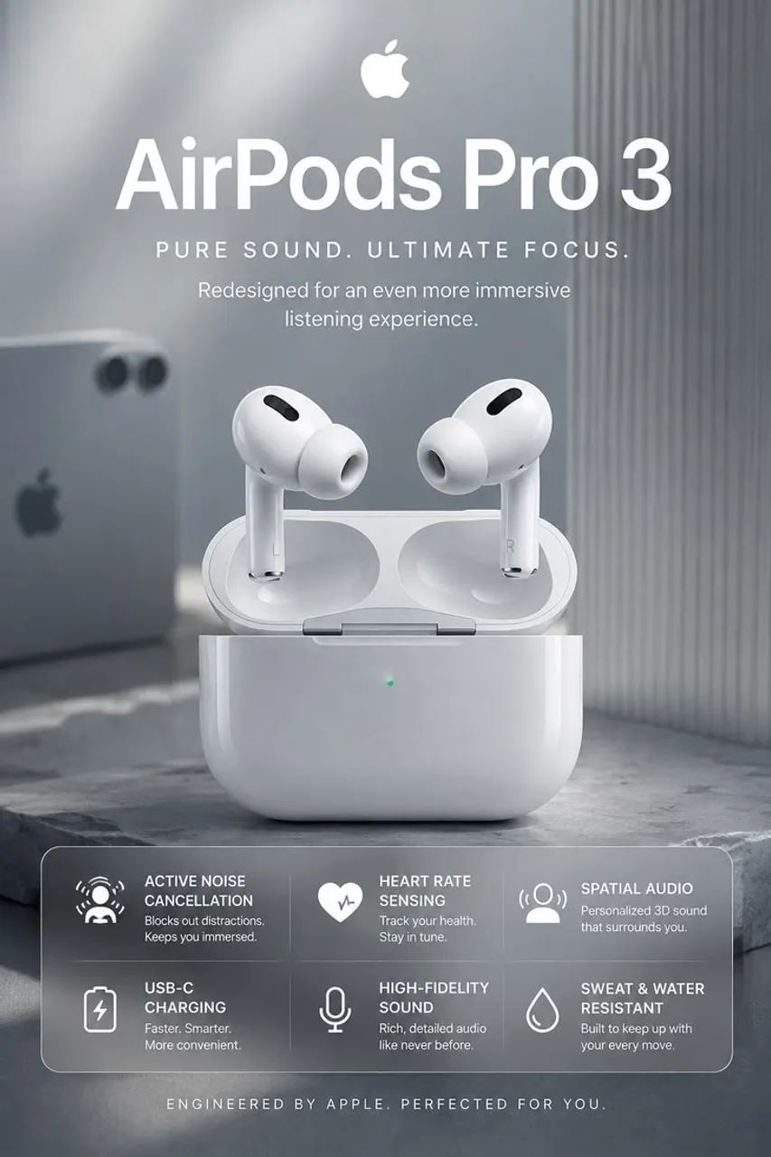 FONE DE OUVIDO BLUETOOTH- AIR PODS APPLE