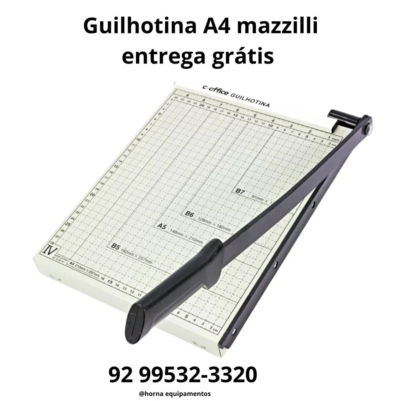 Guilhotina A4 Mazzilli Toda em Metal - Foto 2