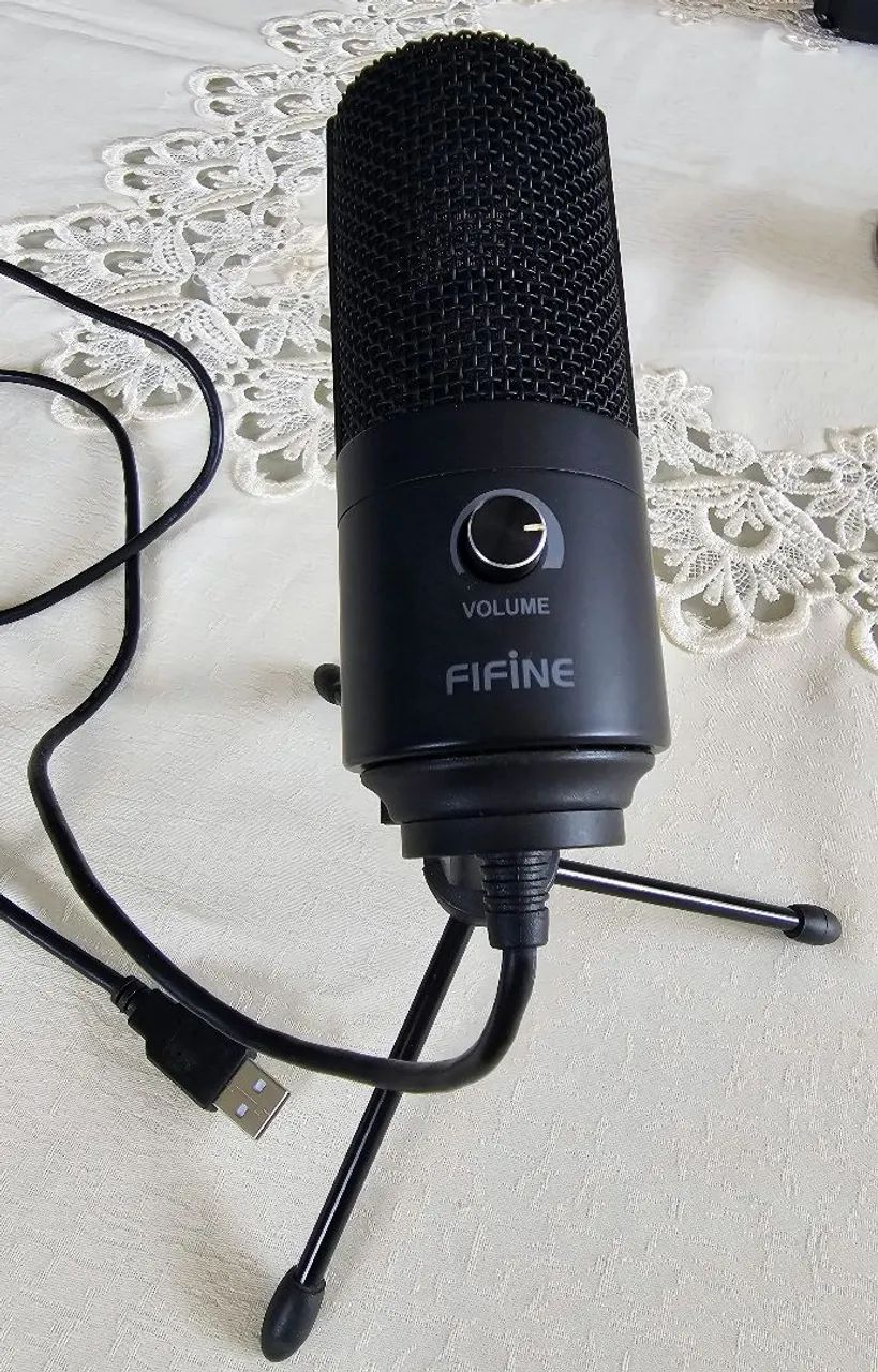 Microfone Fifine K669B USB - Áudio Profissional para Home Office e Games - Foto 2