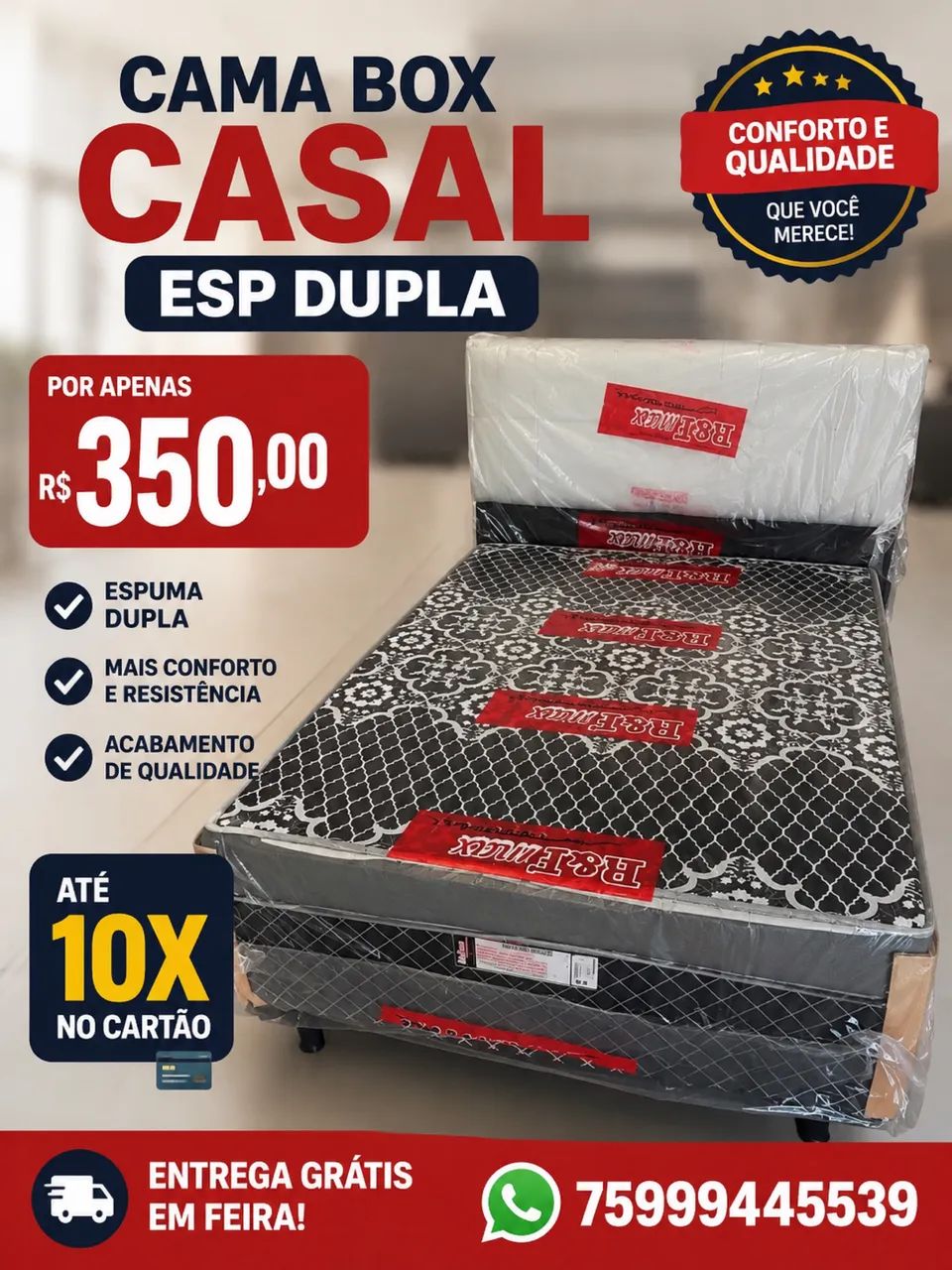 Cama box acoplada 