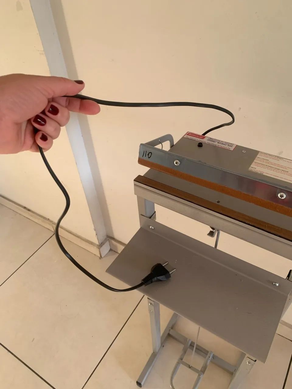 Seladora pedal 30cm de pé  - Foto 5