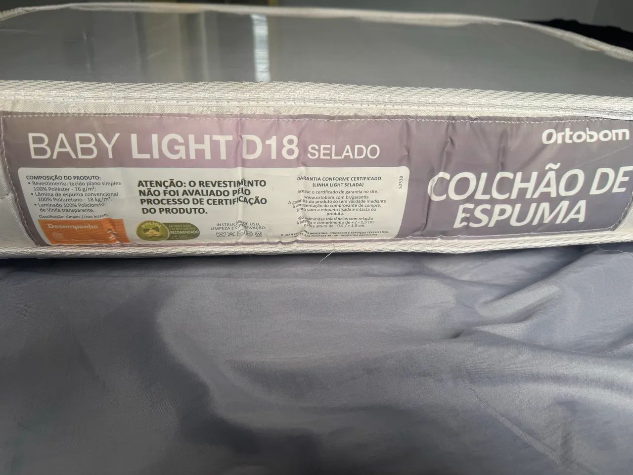 Colchão Baby Light D18 selado, para berço - Foto 5