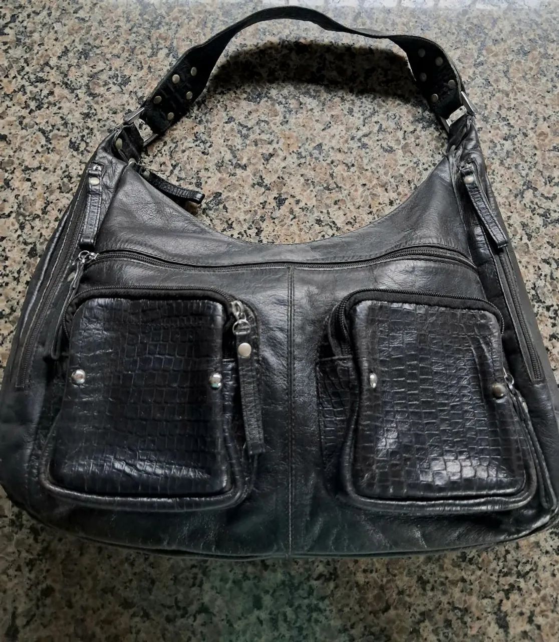 Bolsa de Couro Legítimo de ombro - Foto 2