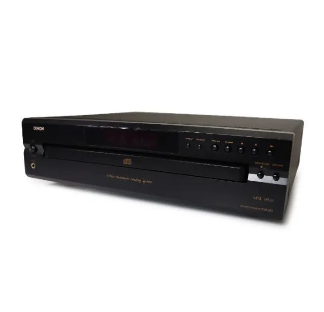 Leitor Reprodutor Cd Player Denon Dcm-290 Carrocel 5 Discos - Foto 3
