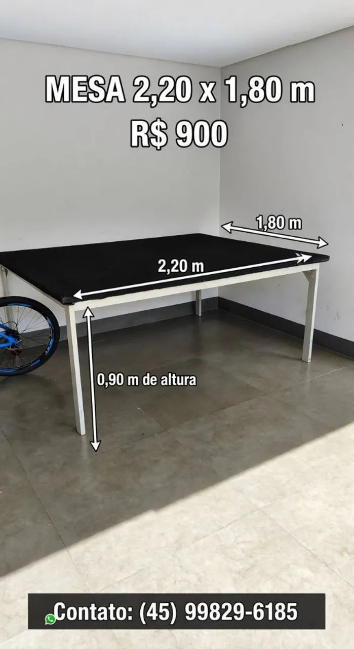 Mesa - 2,20 por 1,80