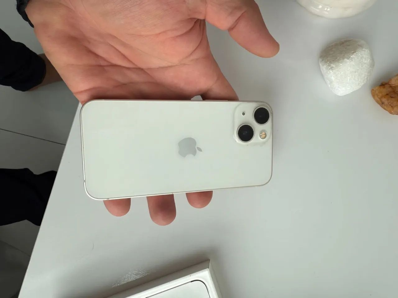 iPhone 13 mini 512 Gb Branco caixa nota fiscal cabo USB   - Foto 4
