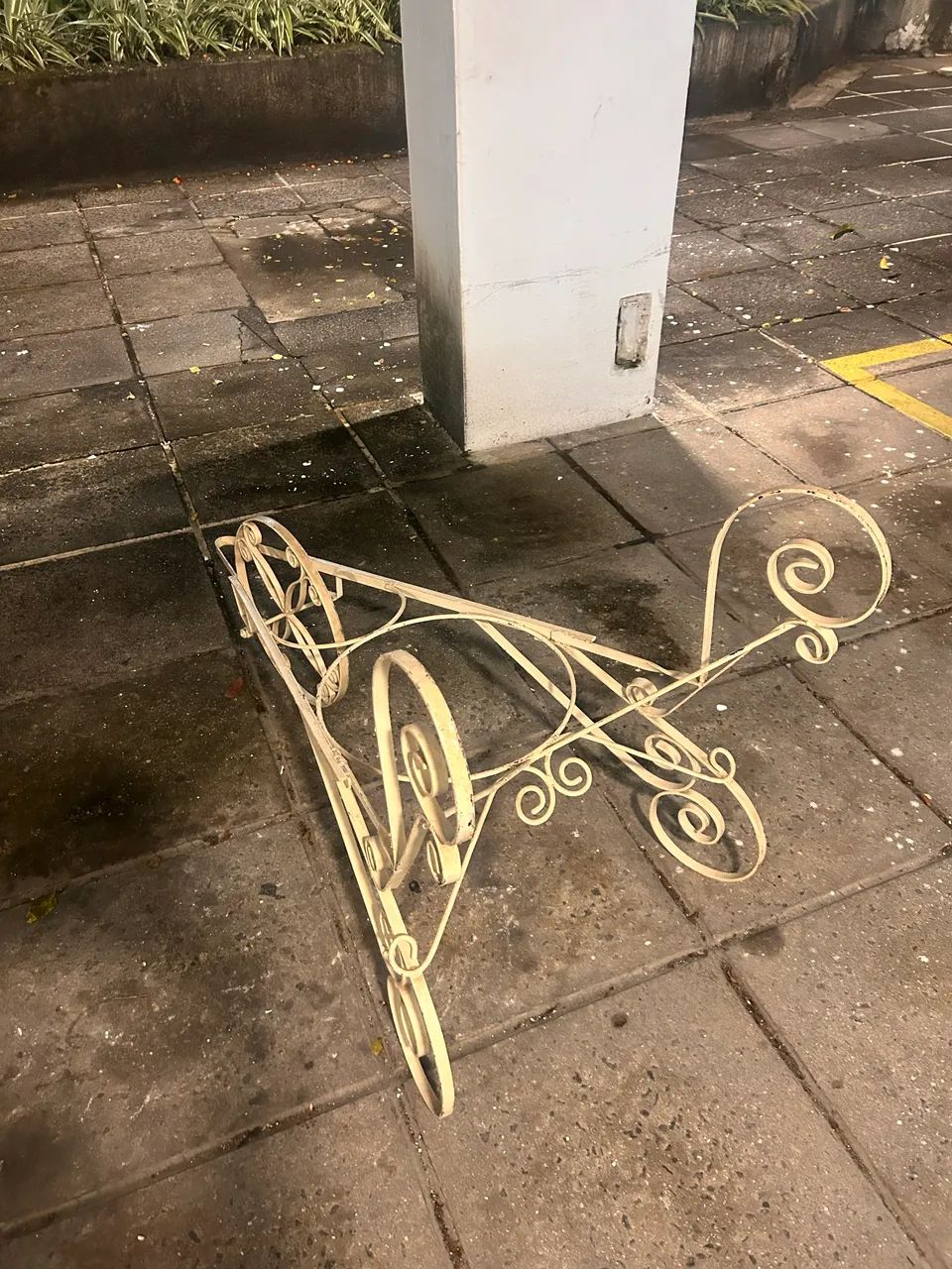 Carrinho de jardim metalico  - Foto 2