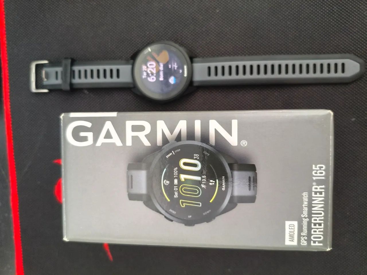 Garmin Forerunner 165 AMOLED GPS - Pouquíssimo uso + caixa<br> - Foto 2