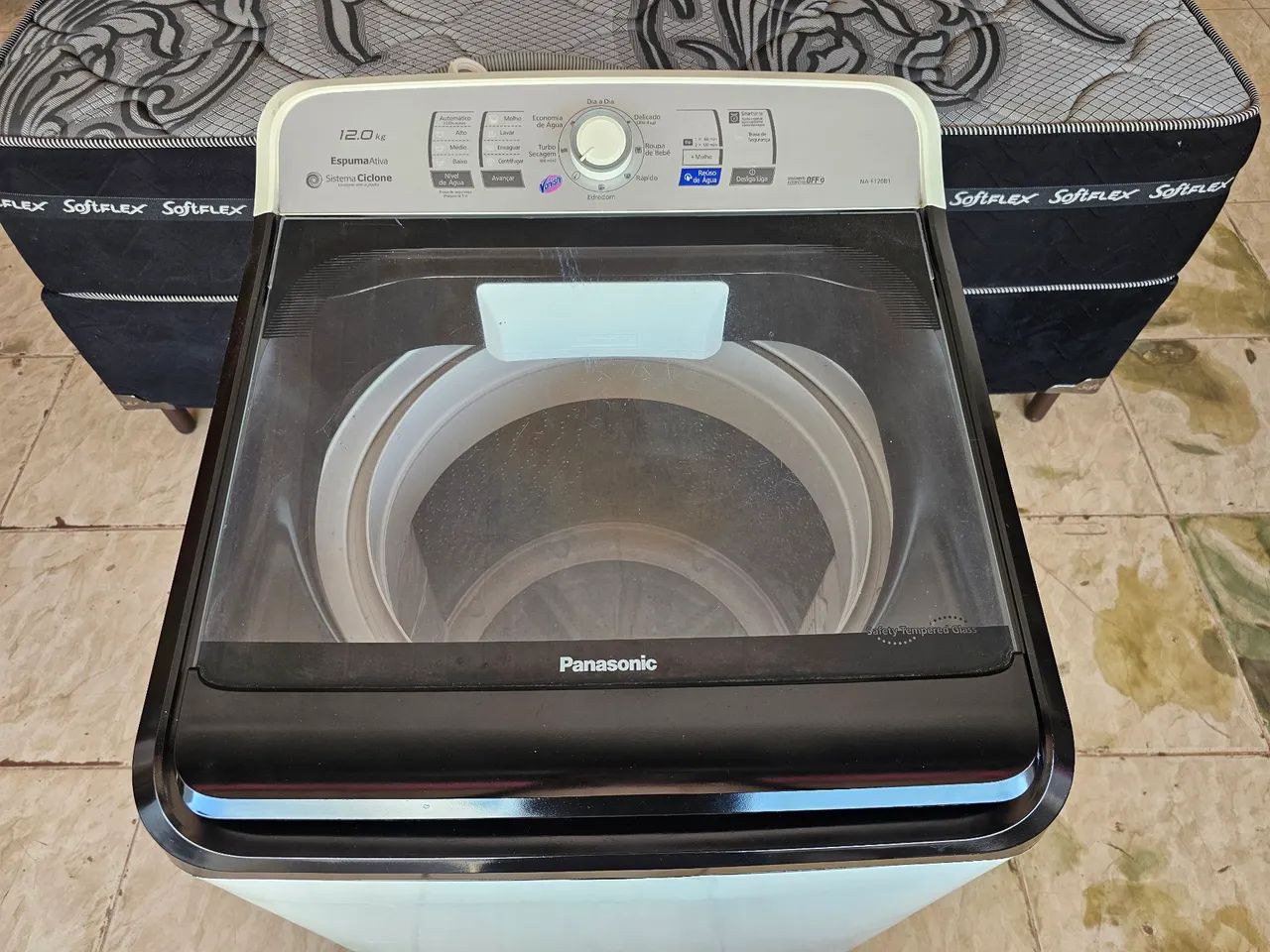 M áquina 12 kg bate e seca usada funcionando perfeitamente  - Foto 2