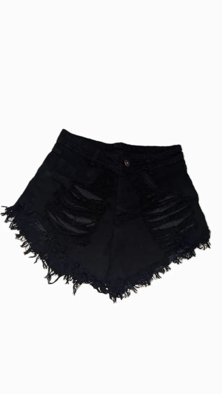 Shots jeans preto premium  - Foto 2