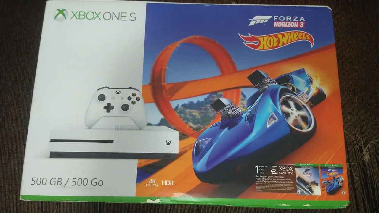 Xbox one S c/caixa 
