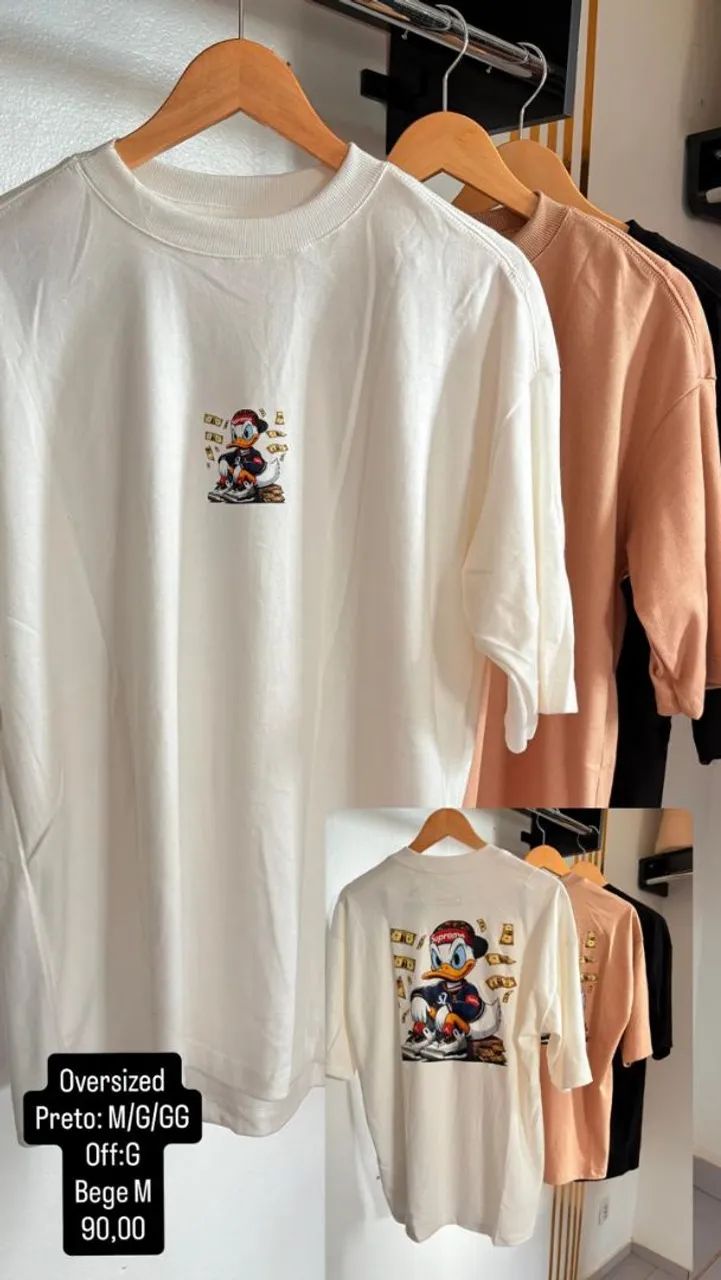 Camisa oversized masculina 