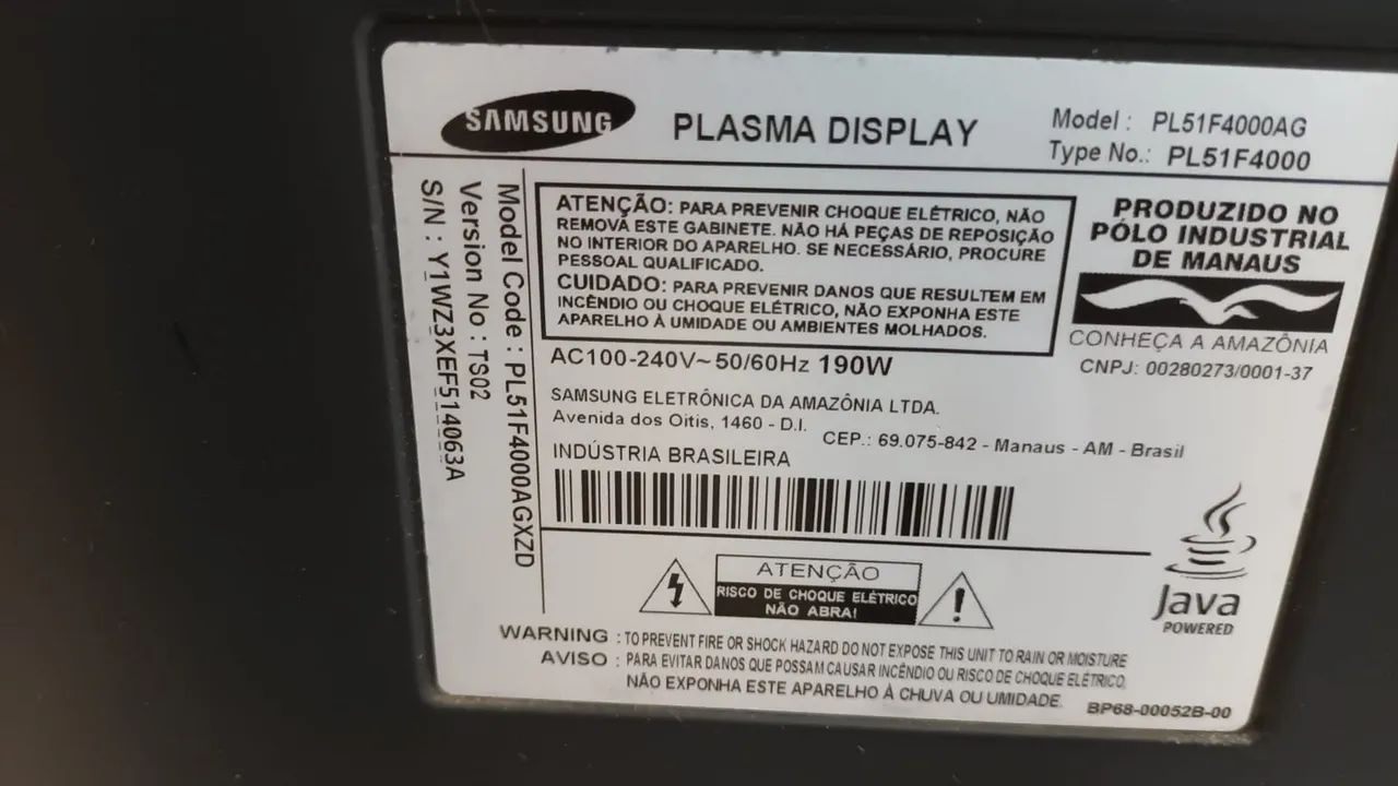 TV Samsung de Plasma 51 polegadas  - Foto 4