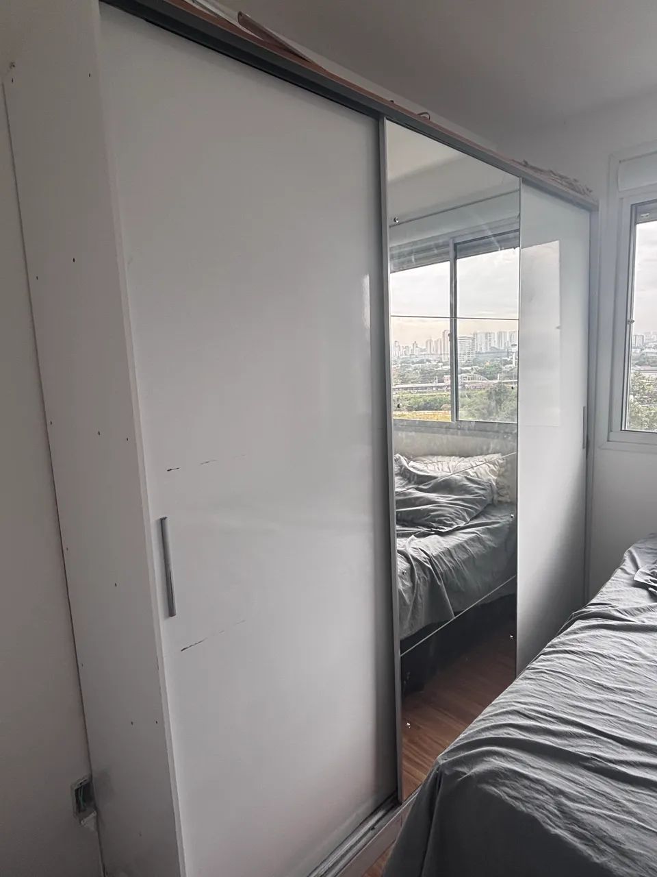 Guarda-Roupa Madesa Royale 100% MDF com Espelho