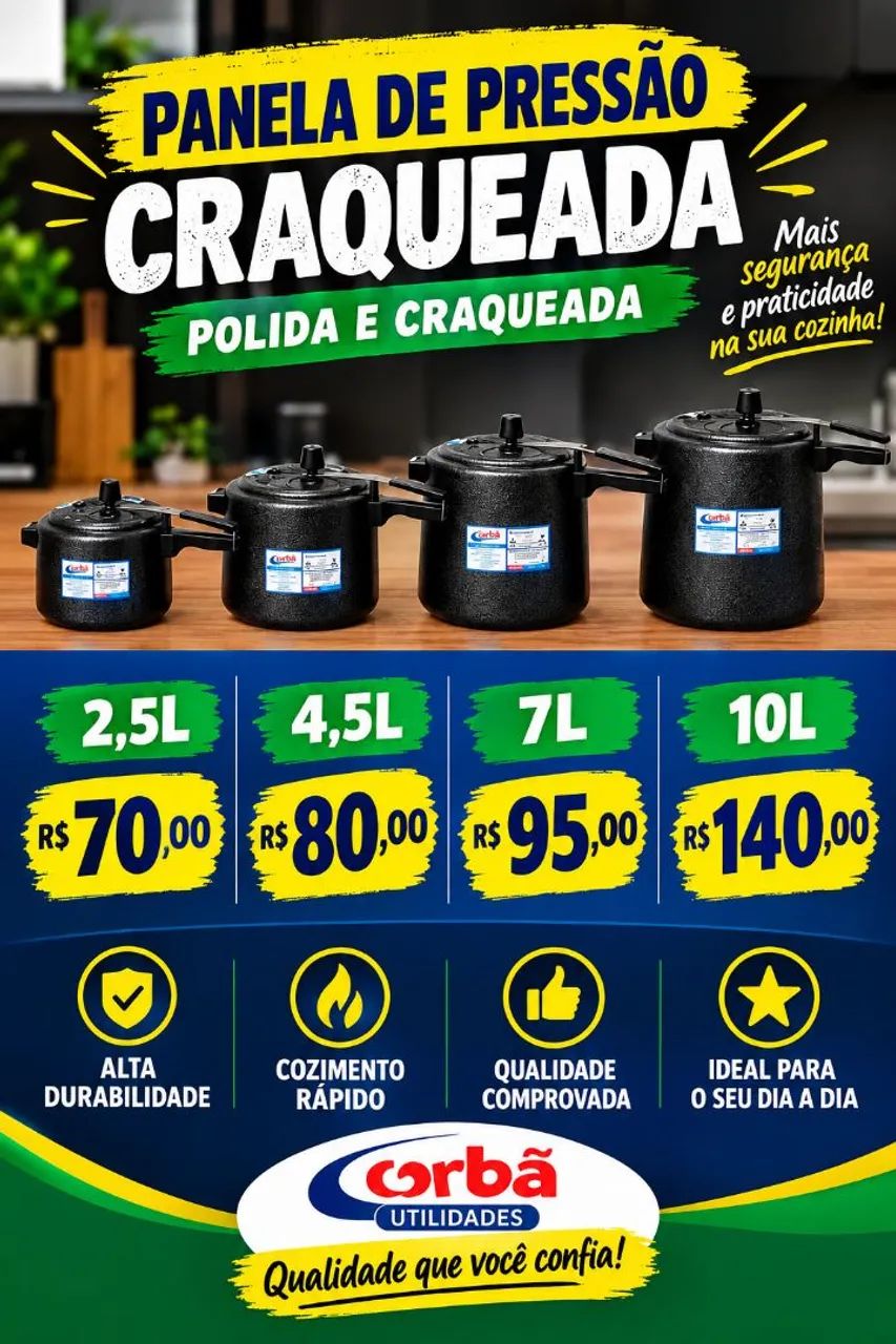 Panelas de pressão  