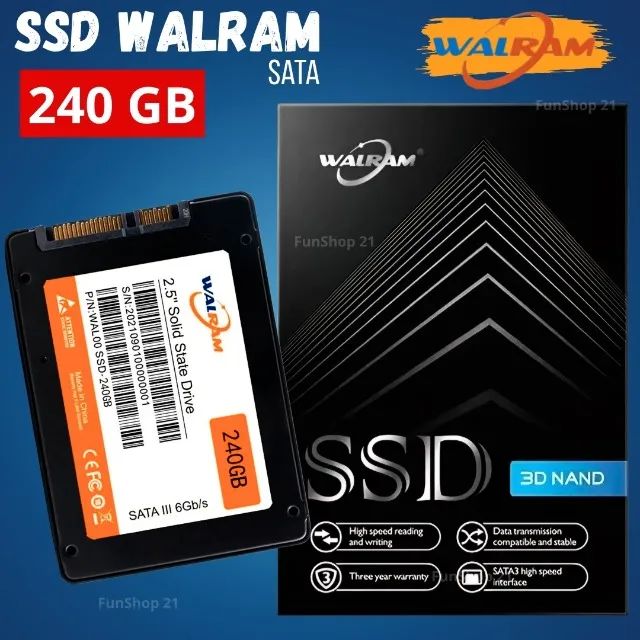 SSD Walram 240GB (Nova na Caixa)