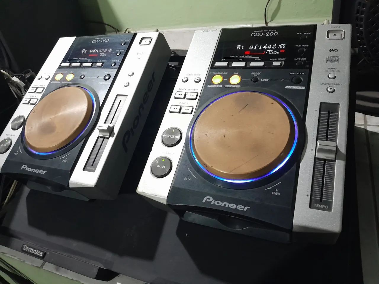Par de cdj pionner mod 200 mp3