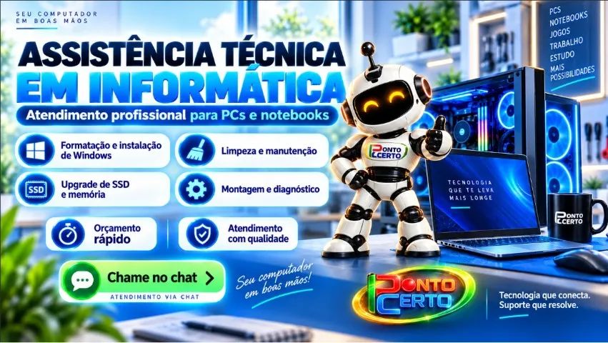 PC Lento? Deixe com a Ponto Certo