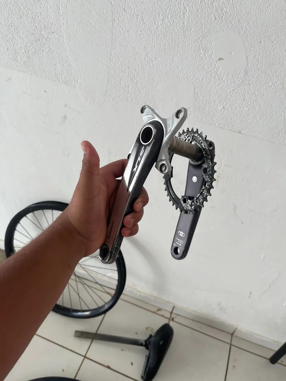 Pé de vela shimano SLX 