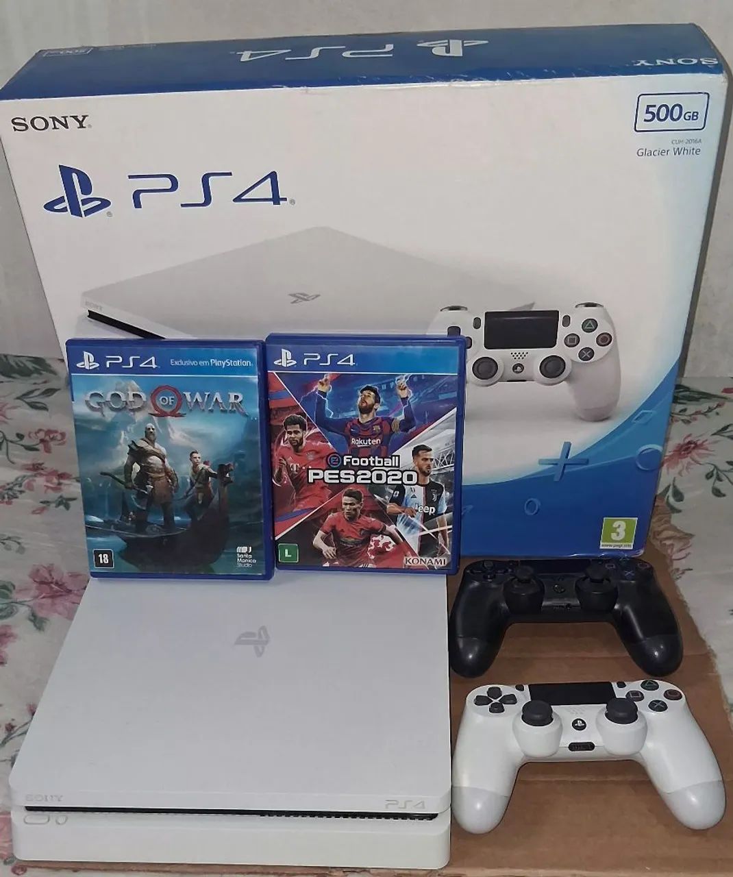 Ps4 slim branco de colecionador  - Foto 2