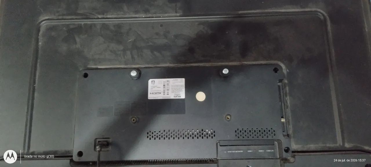 TV Philips 43 polegadas com defeito 