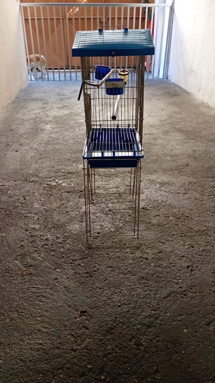 Vendo viveiro de médio em bom estado de conservação, com puleiro e comedouro. - Foto 3