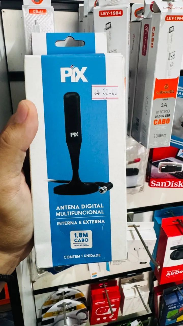 Antena para Tv Digital - a partir de 1,8 metros