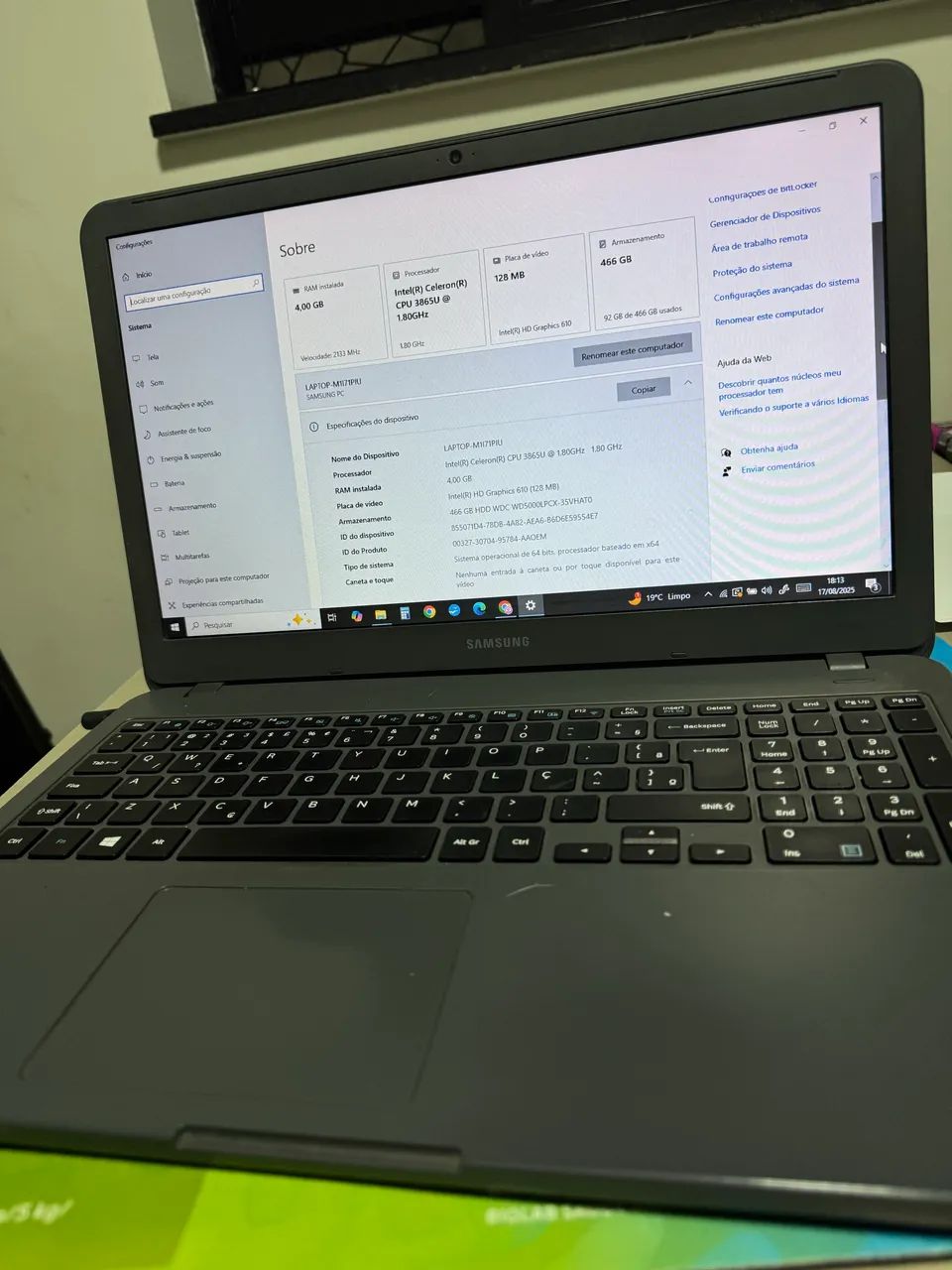 Notebook Samsung essentials E30 - Foto 3