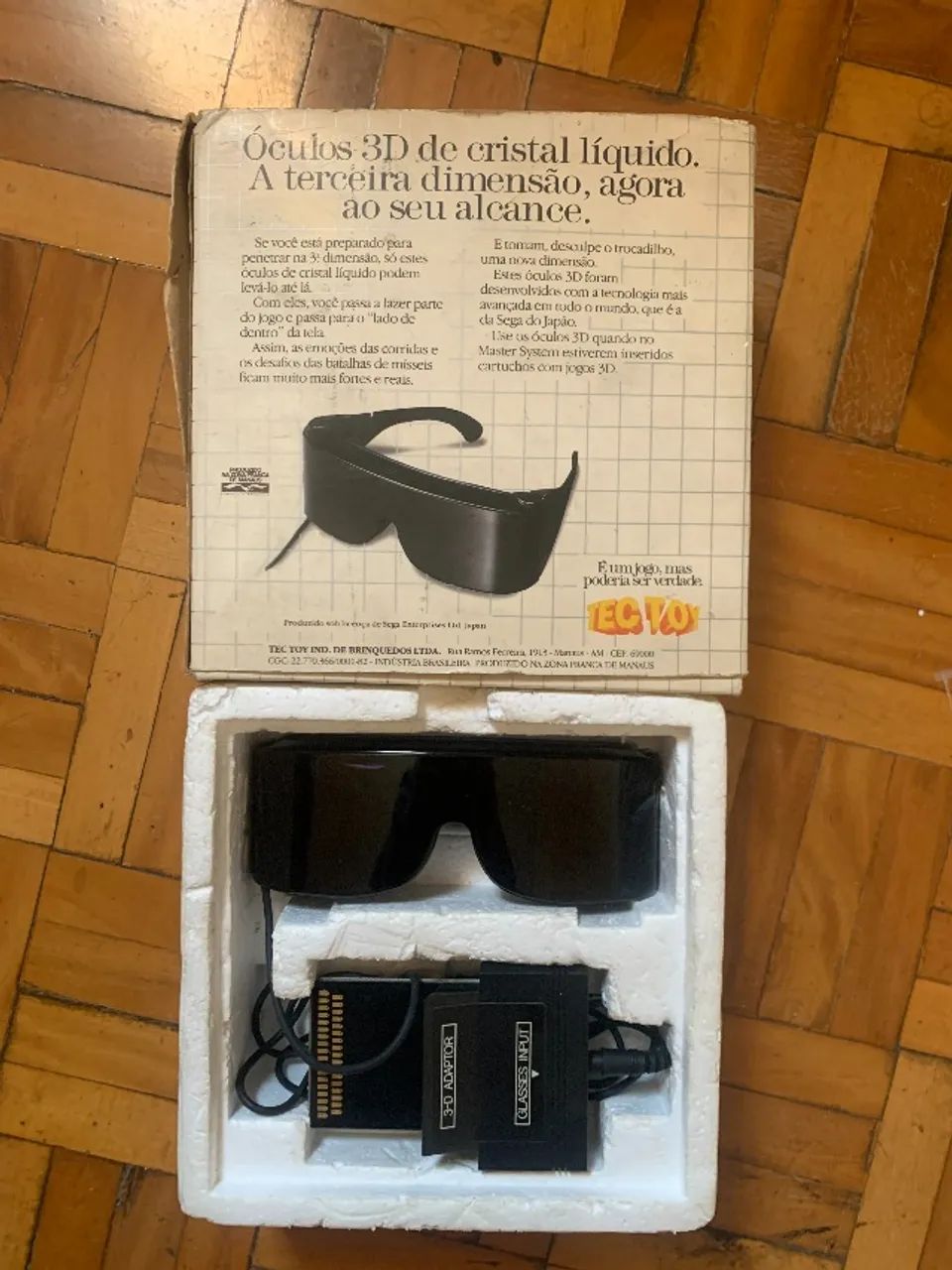 Óculos 3D Master System - SEGA  (na caixa) - Foto 4