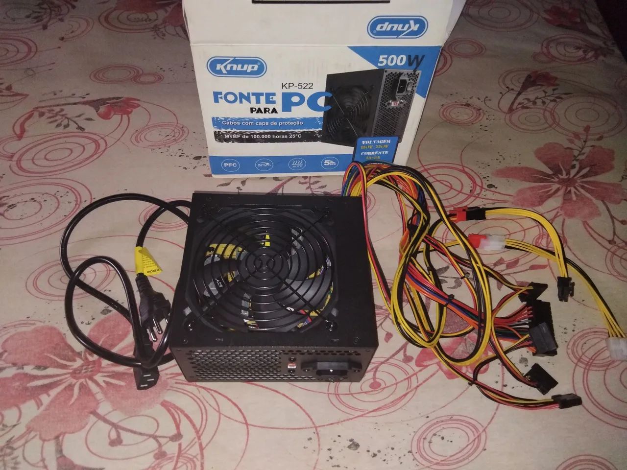 Fonte pc 500w Knup - Foto 3