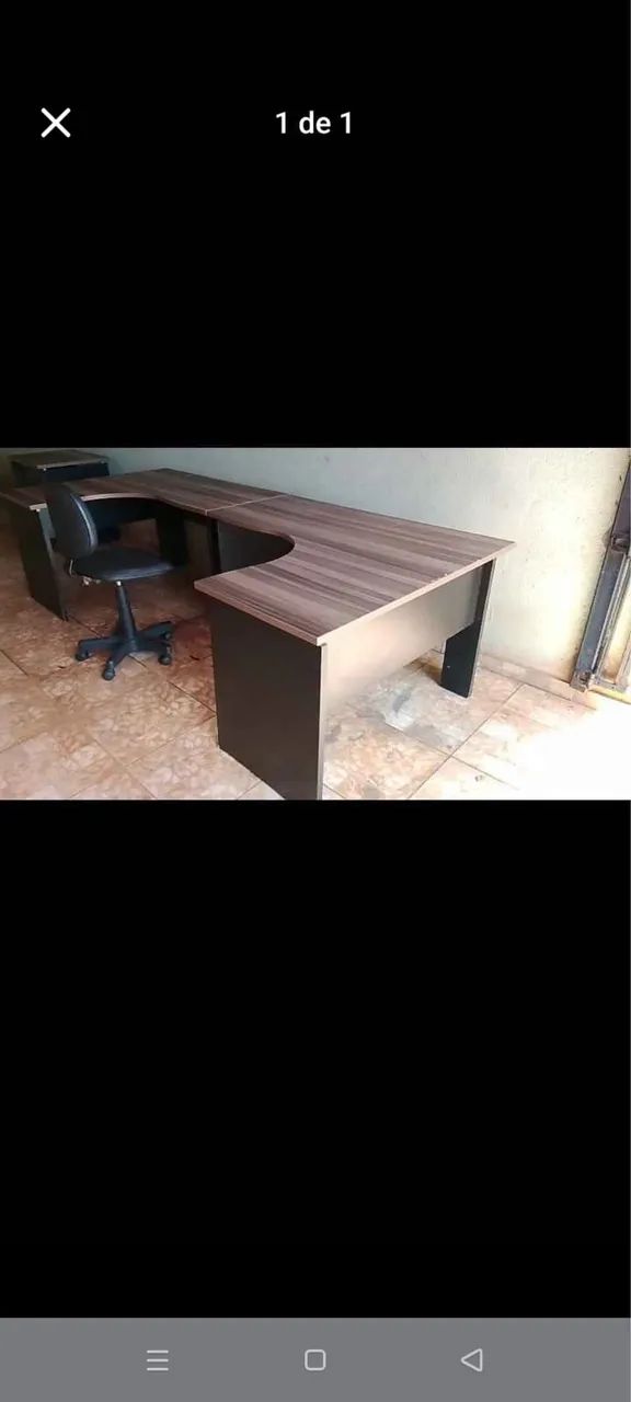 Mesa de escritório DUPLA