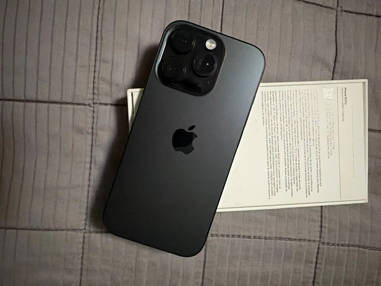 Vendo IPHONE 16 PRO 128 Gb preto- original  - Foto 5