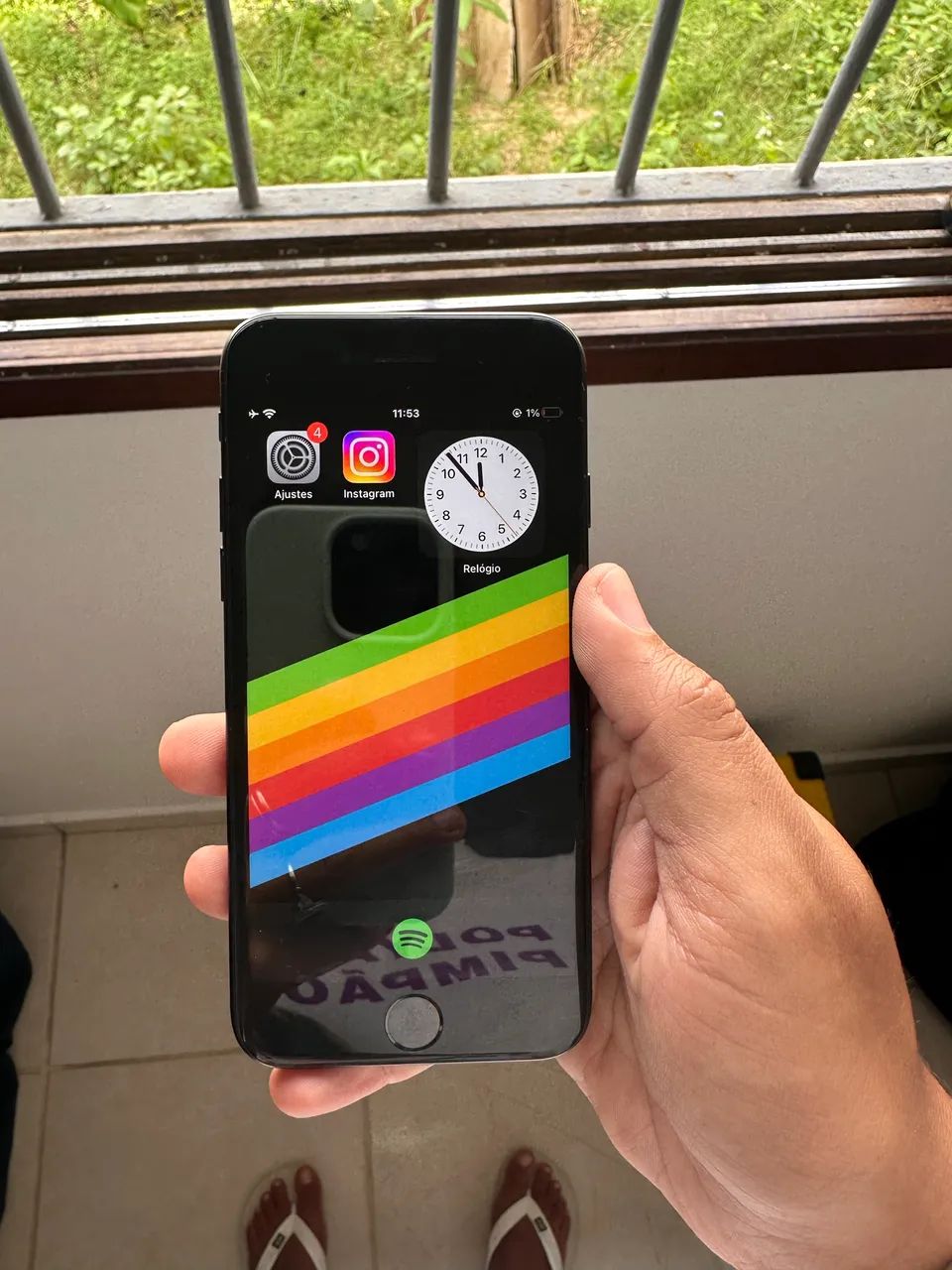 iPhone 7 preto 128gb - Foto 4