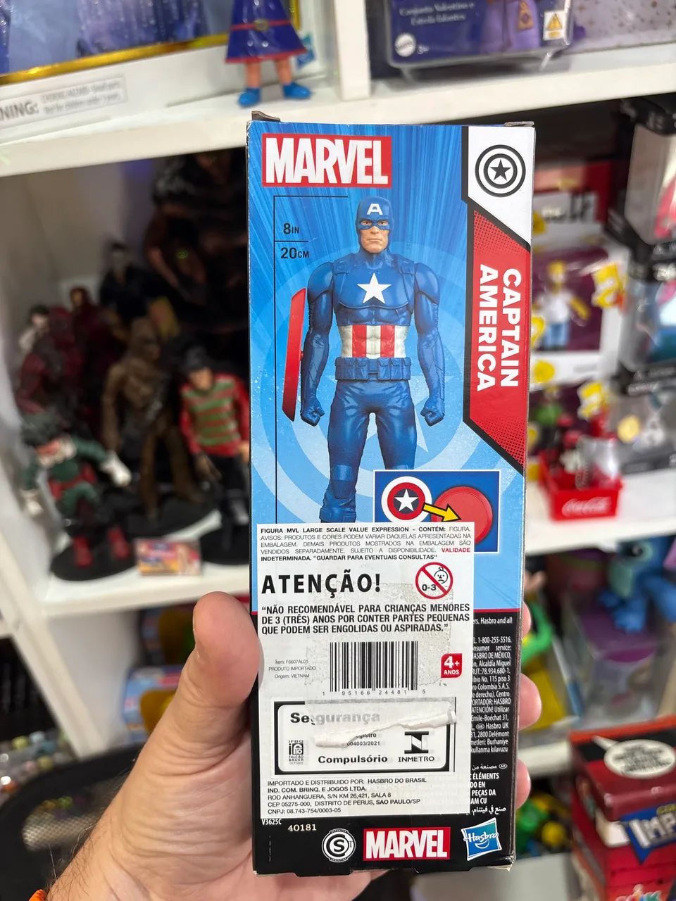 Boneco Capitão América clássico marvel Hasbro  - Foto 3