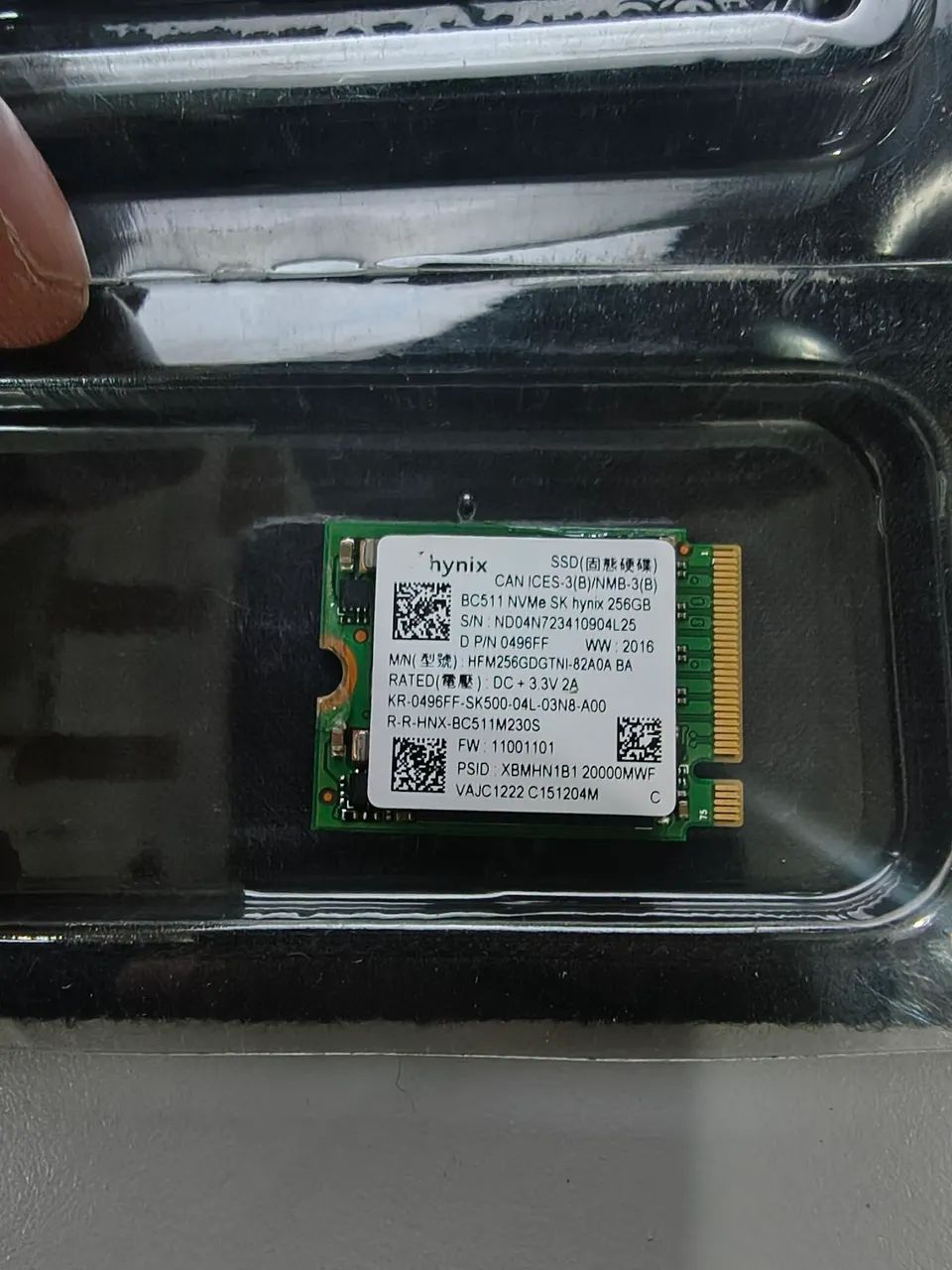 SSD 256GB NVME 2230