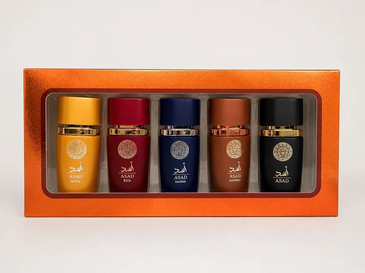KIT perfumes árabes ASAD GIFT SET 5 un de 30 ml - importado lacrado - Foto 2