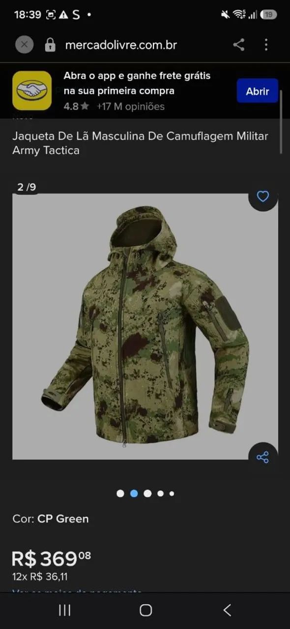 JAQUETA CAMUFLADA TÁTICA - Foto 4