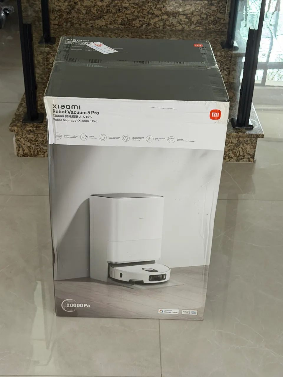 Aspirador robo xiaomi vacuum 5 pro lançamento 127v - novo