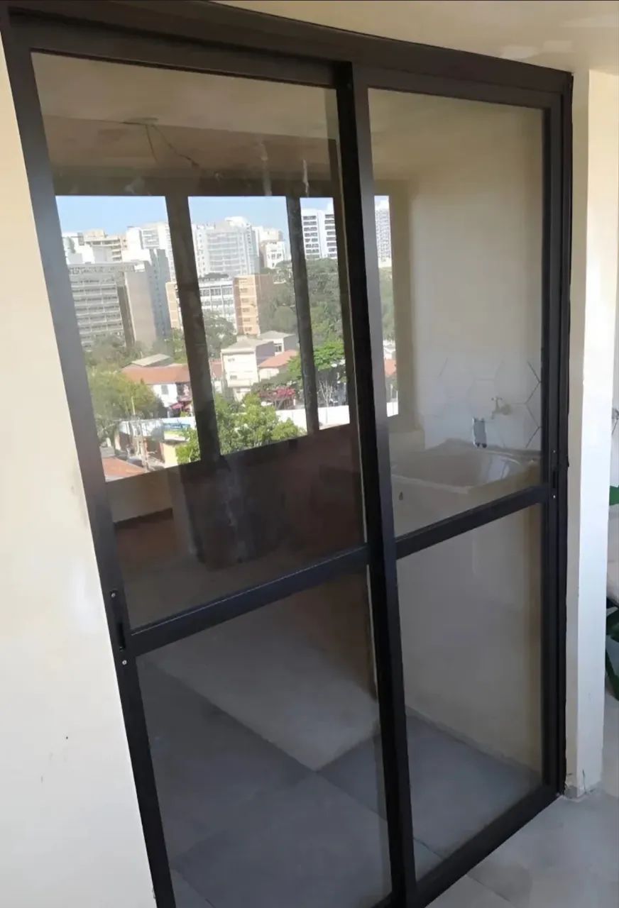 Porta de vidro 2 folhas 