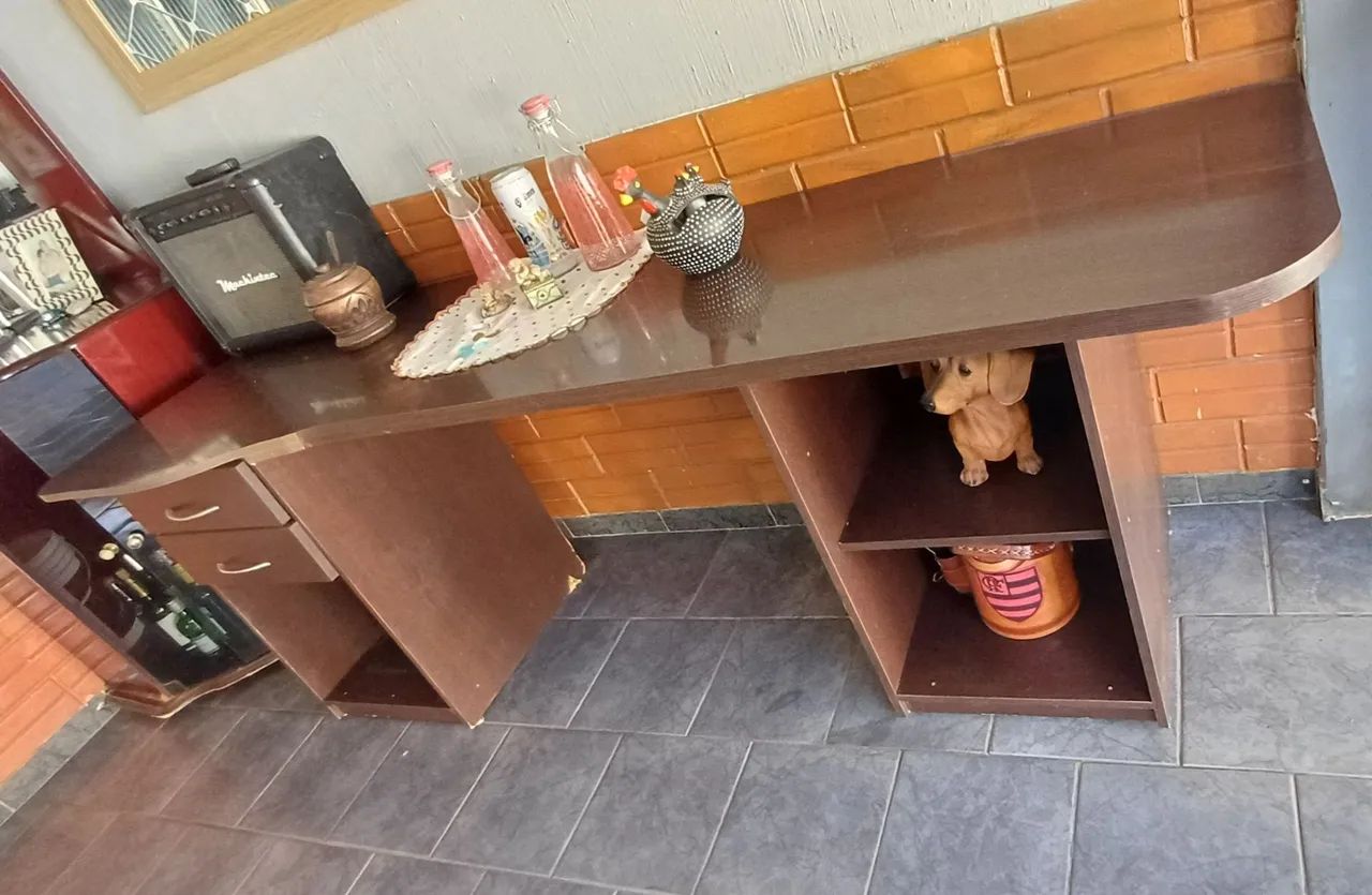 Mesa grande escritório 2,4 m - Foto 3